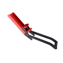 500ML Can Crusher Red Steel Rubber Handle Plastic Bottle Recycling Tool with Opener