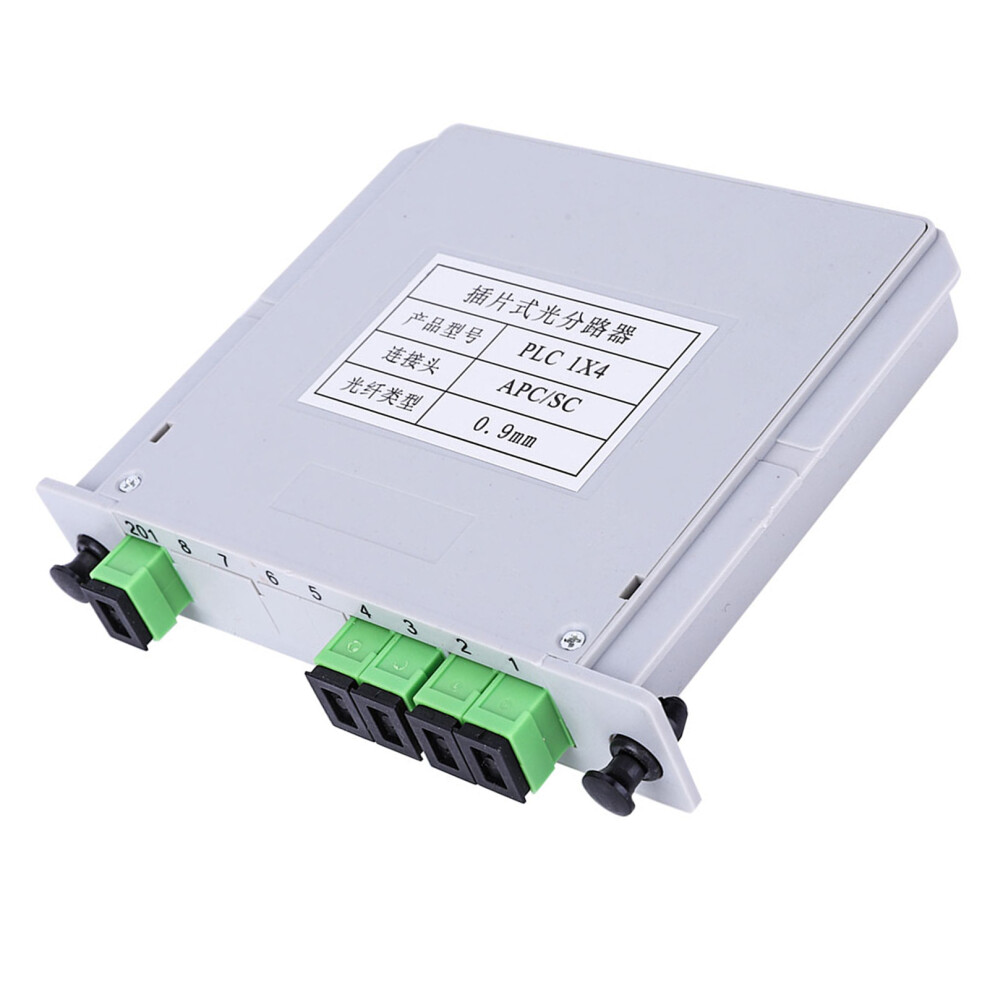 1X4 Blade Optical Splitter Sc Apc Single Mode Plc Optic Fiber Splitter Module 4691323876982