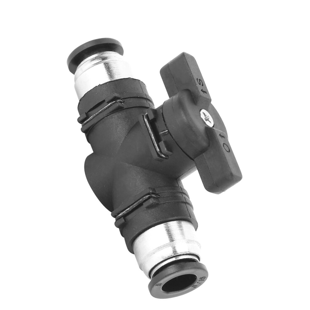 Black Pneumatic Connector Manual Regulating Valve Double Sided Quick Connecting Tool(Buc-08 ) 6931323877533