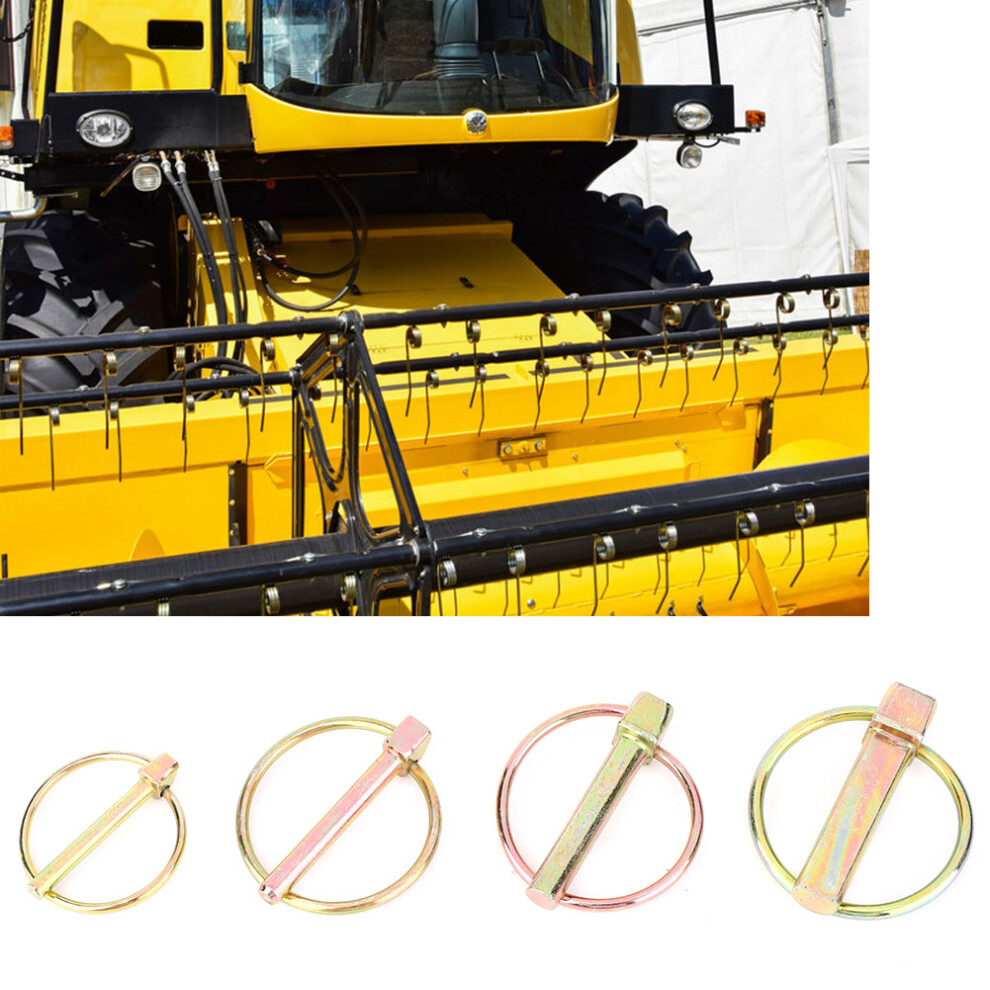 50Pcs Lynch Pin Assortment Kit Steel Annular Safety Pin For Farm Tractor Trailer 5081323878212