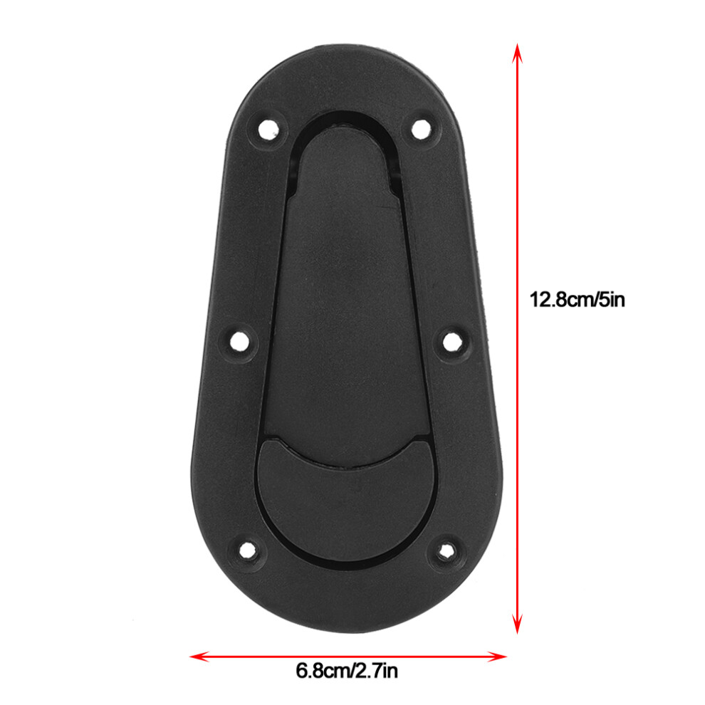 Universal Carbon Fiber Racing Car Hood Pin Engine Bonnet Latch Lock Kit Refittingblack 8321323880745