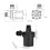 90 Degrees Thread 24V Automatic Water Dispenser Filling Pump Brushless DC Water Pump 5