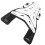 Durable Motorcycle Protector Jacket Biker Stunt Racing Armor Vest Guard Chest White 1