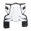 Durable Motorcycle Protector Jacket Biker Stunt Racing Armor Vest Guard Chest White 9