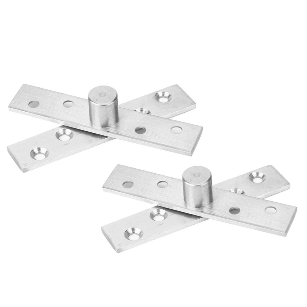 2Pcs 360 Degree Rotary Pivot Hinge Stainless Steel Rotating Door Hinge 95Mm Longcentral Pivot 8221323884470