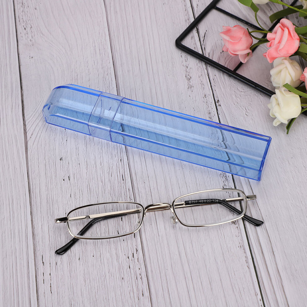 Portable Reading Glasses Visual Fatigue Relief High Definition Presbyopic Glasses with Case(+2.50 )