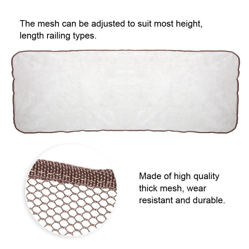 2 Meters Balcony Safety Net Kid Children Pet Stairs Railing Guard Accident Prevention MeshCoffee