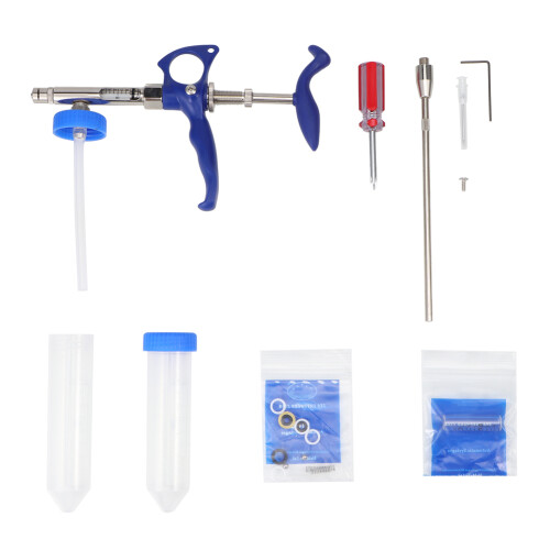 Continuous Injection Syringe Drench Gun Insemination Syringe 0.1cc-1cc for Rabbit Sheep 1