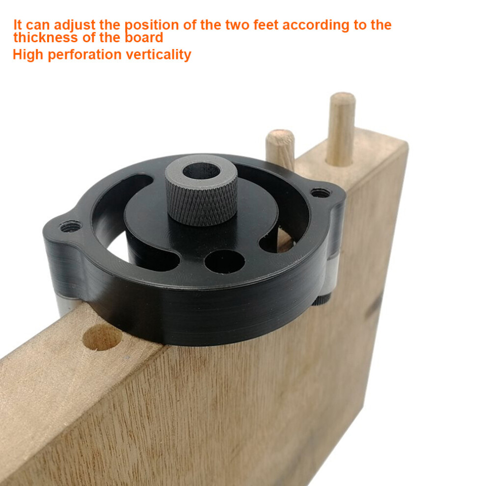 Woodworking Straight Hole Drill Locator Self Centering Round Pin Board Woodworking Tools 9381323885989