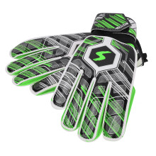 Erwachsenen-Fußballtorwart-Handschuhe Grün 9# PU-Dickschutz