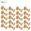 50 Set 8mm Pure Copper Flat Head Rivets Leather Strap Screws Kit for Notebook BindingGold 1