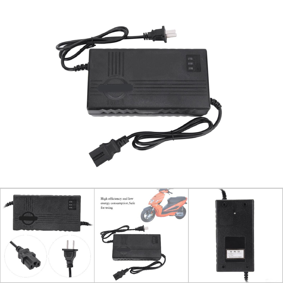 60V 20Ah 2.5A Electric Scooter E Bike Smart Battery Charger Power Adapter Black 8401323888597
