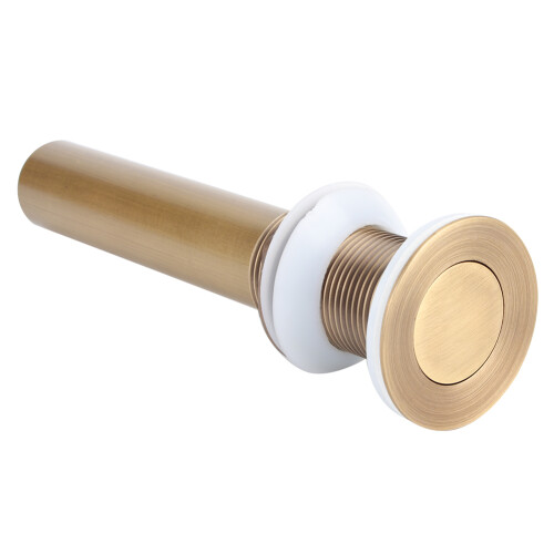 Antiker Messing-Deckel für Badezimmer-Waschtisch, 190 mm Höhe 2