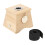 Single Hole Bamboo Moxibustion Box Moxa Roller Stick Holder Moxibuting Tool 3