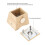 Single Hole Bamboo Moxibustion Box Moxa Roller Stick Holder Moxibuting Tool 13