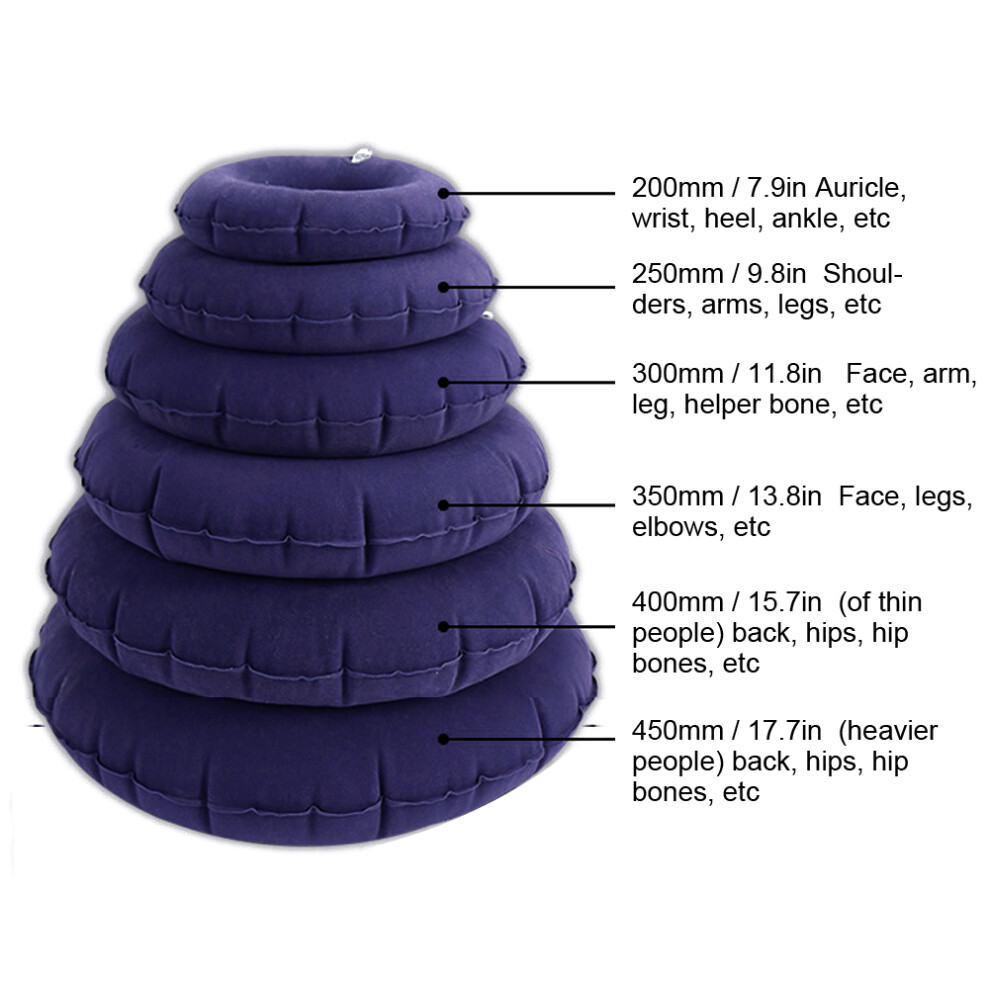Bedridden Patient Wheelchair Inflatable Anti Bedsore Seat Cushion Pad Mat(R300 )