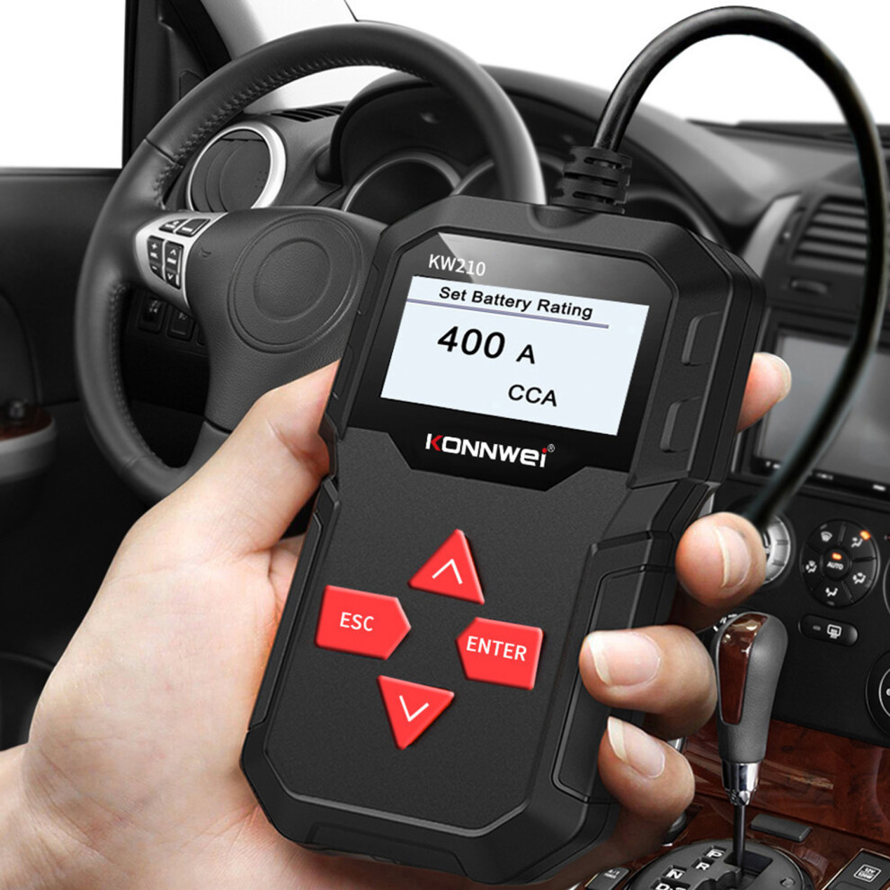 12V Automotive Car Battery Tester Digital Multi Language Analyzer Tester Tool-image-OPC-PHWCMFS-NEW