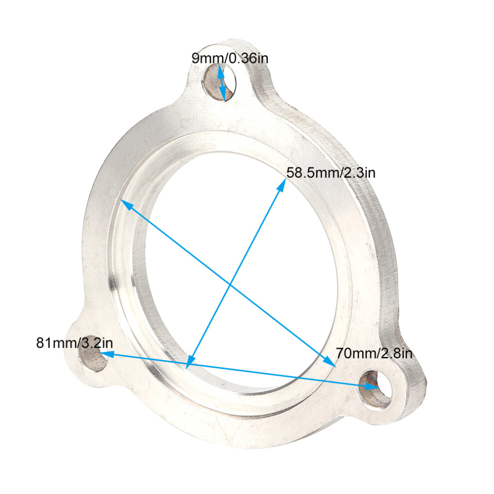 3In Discharge Downpipe Pipe Flange For 850/S70 Td04 Turbocharger With Inline Cylinder 4961323897202