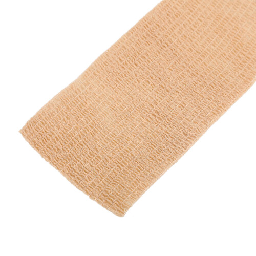 10 Stück selbstklebendes elastisches Verbandtuch, hautfarben, 5 cm x 4,5 m 2