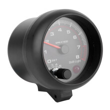 Schwarz 3,75 Zoll Auto-Tachometer 0-8000 U/min 12V Universalanzeige