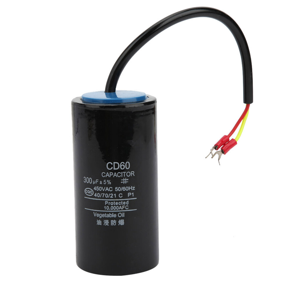 Cd60 Start Capacitor 450V 300Uf Film Motor Start Capacitor 50X100mm For Pump Motor 9351323899804