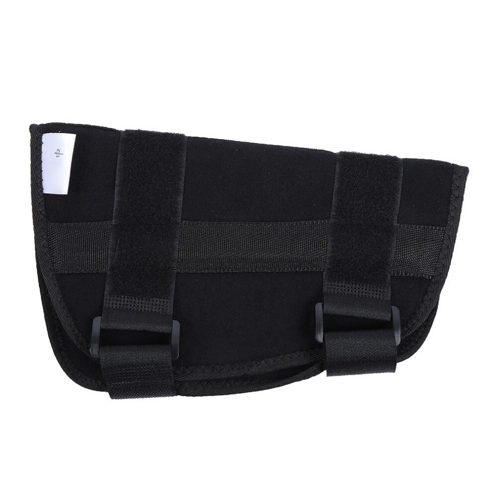 Forearm Fixing Band Arm Fracture Sprain Plywood Fixation Brace Rehabilitation Support BlackBlack M