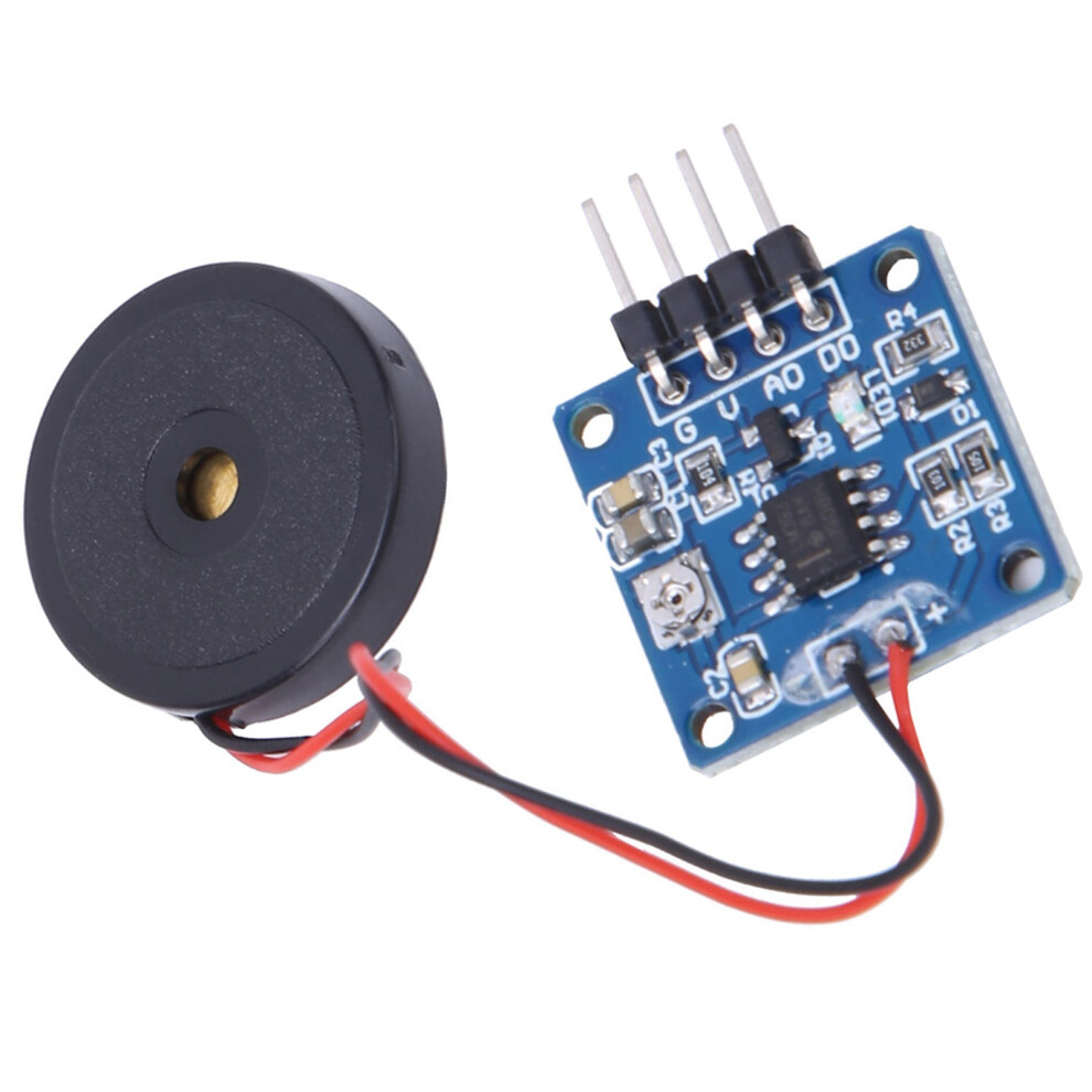 Piezoelectric Vibration Tapping Sensor Module Vibration Switch Module 5.0V Dc Ad/Do 9401323901868