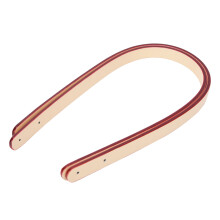2 Stück Ledergreiferriemen mit Nieten – Lachsrosa, 55 cm