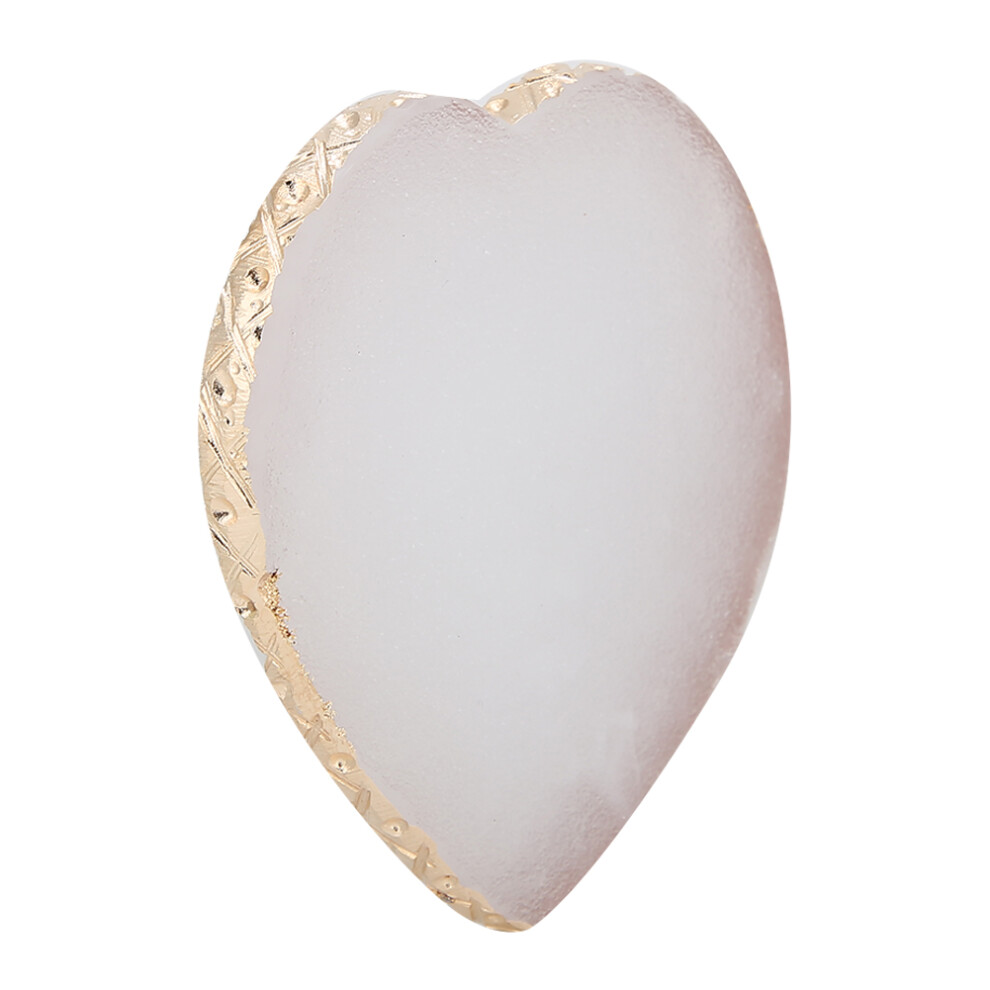 Resin Nail Art Gel Polish Color Mixing Palettes Tips Display Holder Manicure ToolHeart Transparent