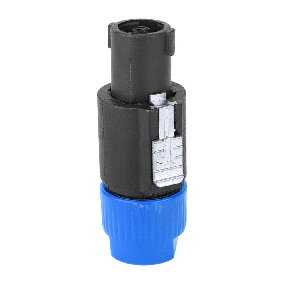 10Pcs C Nl4fc Audio Speaker Connector Waterproof 4 Pin Speakon Plug Cable Connector( ) Blue 8401323904495