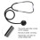 Professional Single Head Stethoscope Aluminium Alloy Heart Lung Detection EchoscopeBlack 6