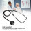 Professional Single Head Stethoscope Aluminium Alloy Heart Lung Detection EchoscopeBlack 11