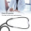 Professional Single Head Stethoscope Aluminium Alloy Heart Lung Detection EchoscopeBlack 1
