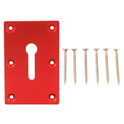 Woodworking Table Fixture Locking Pliers Mounted Plate Fixing ToolRed 1