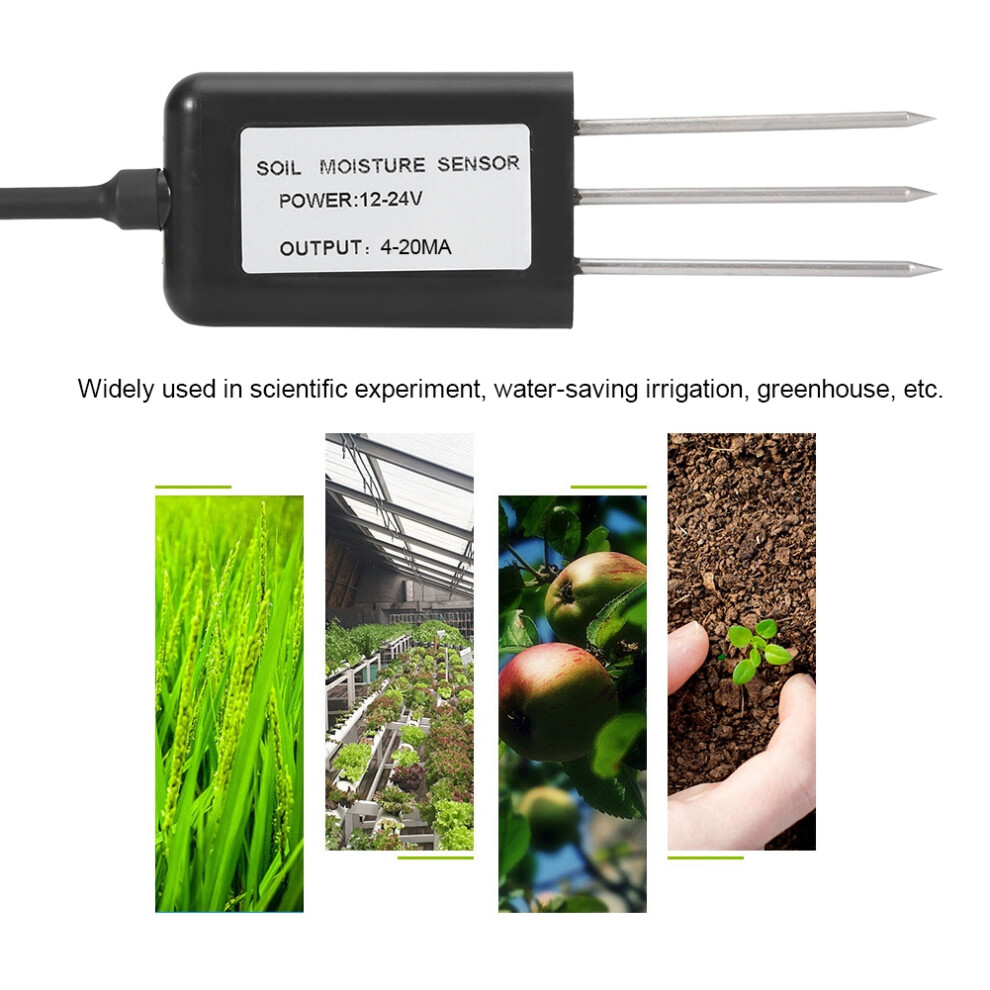 2 In 1 Multifunction 4-20Ma Soil Moisture Sensor Temperature Humidity Soil Transmitter Testing Tool 9341323907845