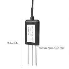 2-In-1 Temperature Humidity Soil Sensor Soil Moisture Sensor Transmitter 0-5V Output