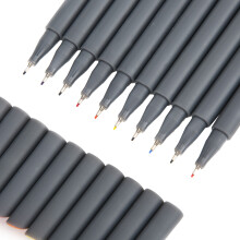 10 Colors Line Drawing Pen Fineliners 0.38mm Fiber Fine Tip Hook Line Pen Art Supplies