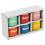 URBN-CHEF (Small) 6 Pc Multi Colours Mini Porcelain Ceramic Espresso Coffee Mugs Gift Set 5