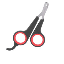 Pet Bird Parrot Small Animals Accessory Grooming Tool Nail Scissors Clipper Black and Red