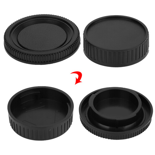 Schwarzes Kunststoff-Linsenabdeckungs-Kit für MD-Montagekamera, 58 g 2