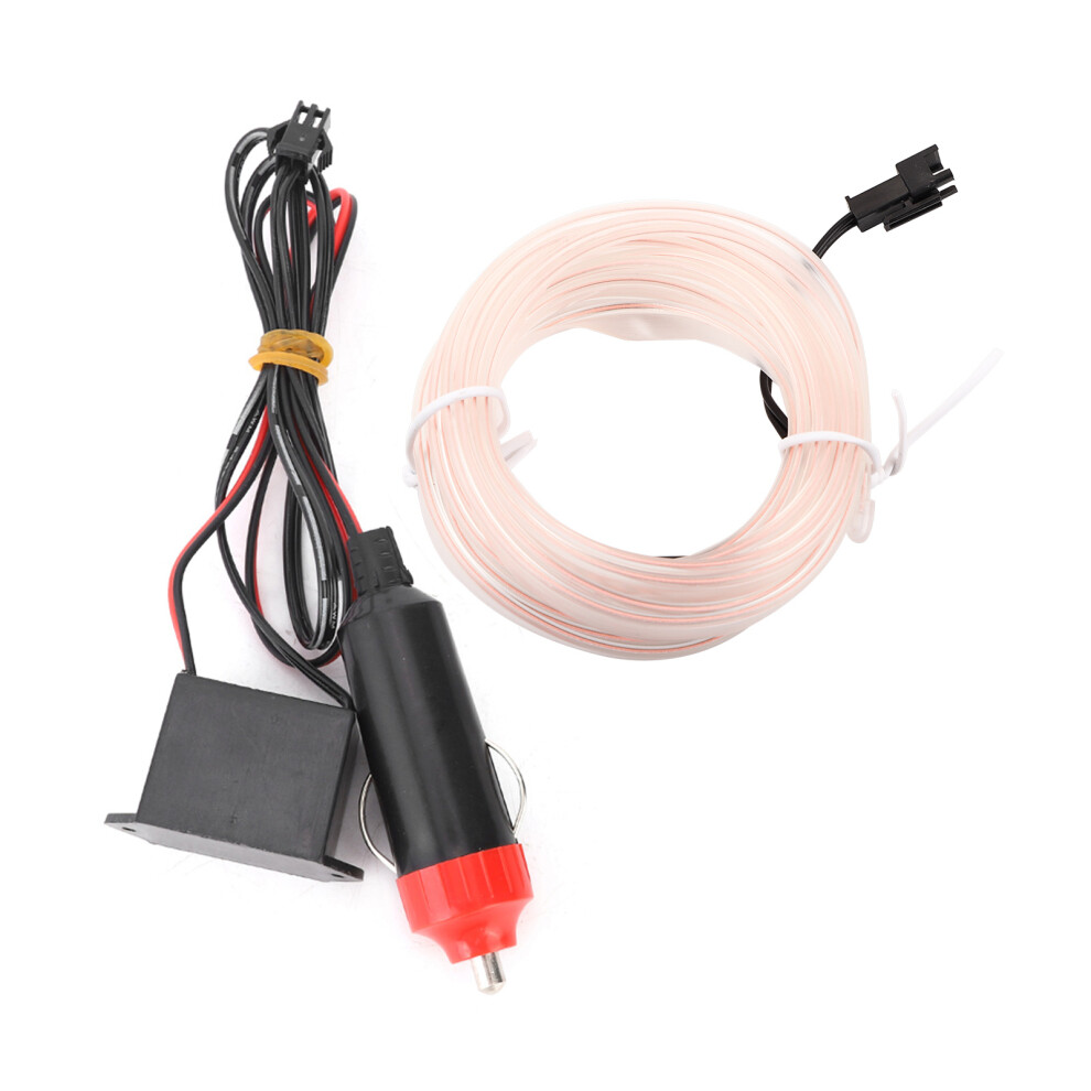 Car Decorative Strip Interior Ing Auto Led El Cold Lamp Modification Parts 4 Meterswhite Light 9431323916319
