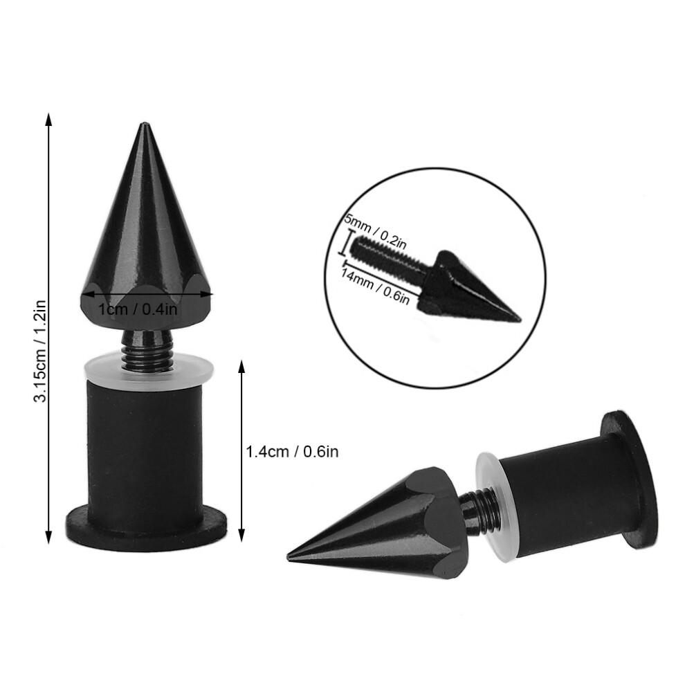 Windshield Wind Screen Spike Bolts M5 Screws Nuts Motorcycle Modification Accessoriesblack 4211323916671
