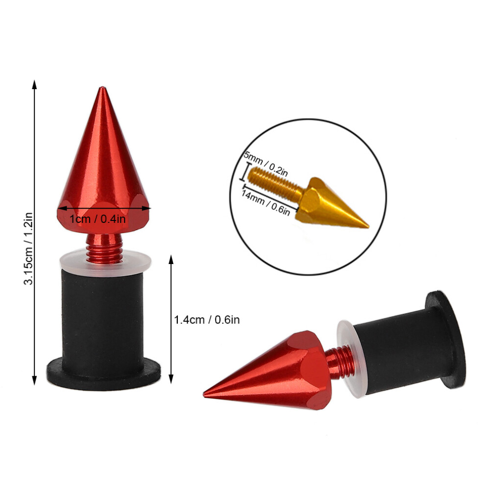 Windshield Wind Screen Spike Bolts M5 Screws Nuts Motorcycle Modification Accessoriesred 8451323916622