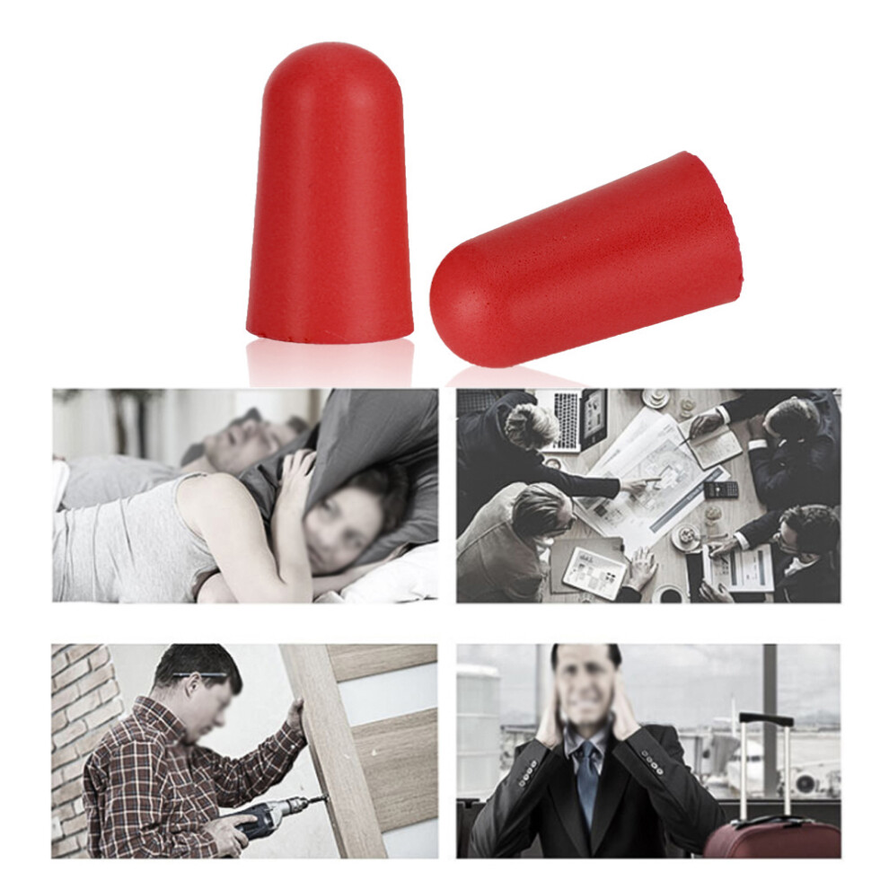 50 Pairs Soft Foams Ear Plug Noise Reduction Earplugs Protector For Sleeping Learningred 7681323919052