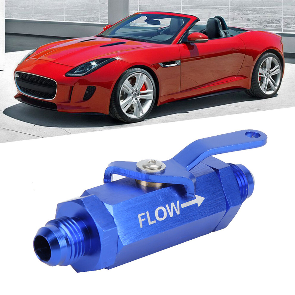 Car Shut Off Check Valve Cnc Y972 -6An For An6 Fuel Pipeblue 9301323919774