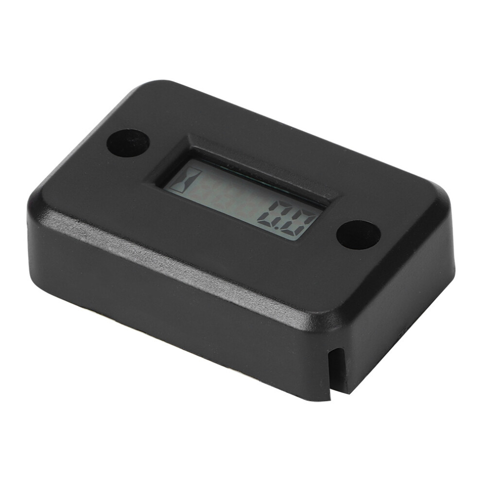 Motorcycle Tach Vibration Hour Meter Counter Waterproof For Atv Gas Engine Black 4011323923552