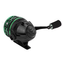 Metall-Spinnrolle Angeln Schwarz & Grün, 4,1:1 Übersetzung, 120 m 0,28 mm Schnur