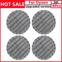 (4pcs)Fit For Dyson V6 V7 V8 V10 V11 Handheld Vacuum Cleaner 4Pcs Mopping Head Brush Mopping Rag Microfiber