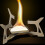 (Titanium)Lixada Titanium Alcohol Stove Portable Folding Camping Stove Compact Solidified Alcohol Burning 3