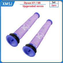 (2 stücke) filter Fit Für Dyson V8 V7 Zubehör Roboter Staubsauger Waschbar Filter Ersatz Ersatz